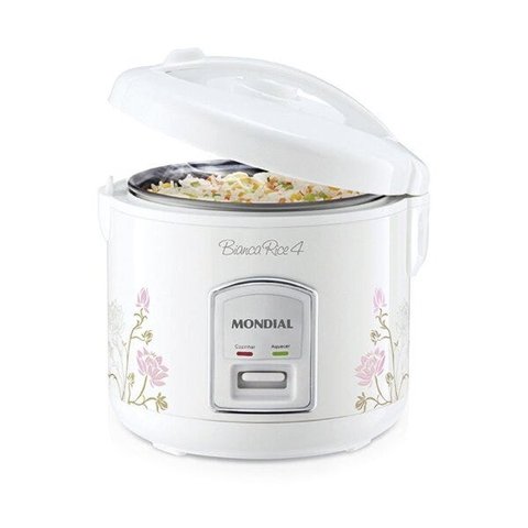 Panela Elétrica Mondial Bianca Rice 4 NPE-05 5 Xícaras 400W 220V