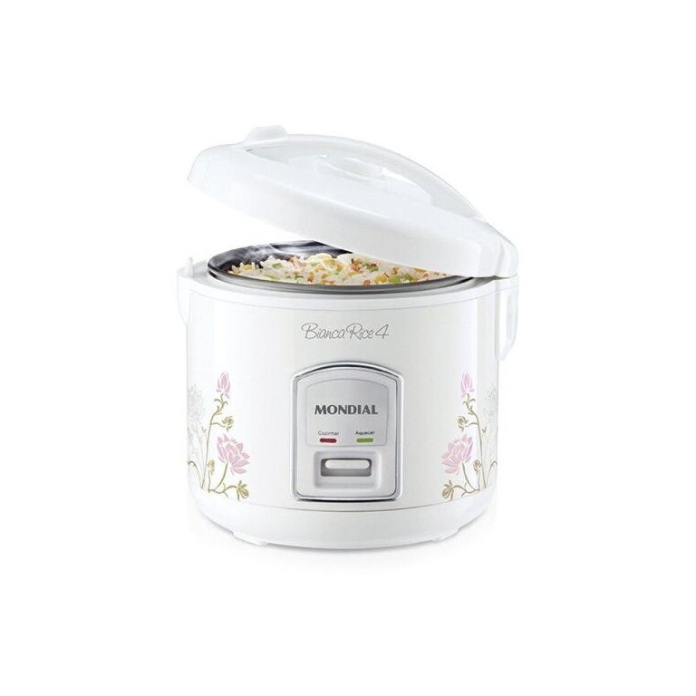 Panela Elétrica Mondial Bianca Rice 4 NPE-05 5 Xícaras 400W 220V