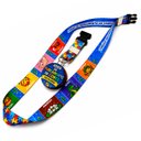 Ver imagem 2 de Cordão Porta Crachá para Autistas com Jogo Folclore Cores, Diversão e Inclusão