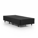 Ver imagem 2 de Base Box Dobrável Solteiro para Colchão 88x188cm Compacto - Preto