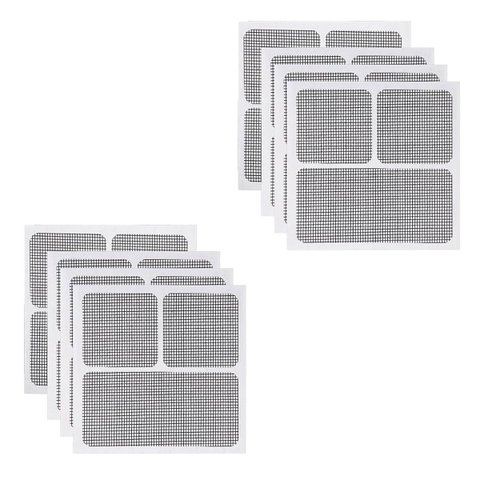 Fita Reparo Adesiva Flexivel Kit 2 Tela Mosquiteiro Ralo Anti Odor Cheiro Inseto Mosca Mosquito Peni