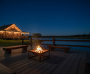Ver imagem 4 de Lareira para Jardim a Lenha Externa - Fogueira Fire Pit