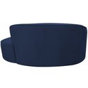 Ver imagem 7 de Sofá Curvo 2 Lugares 150cm Eron Braço Direito Veludo Azul Marinho - Nexta Casa