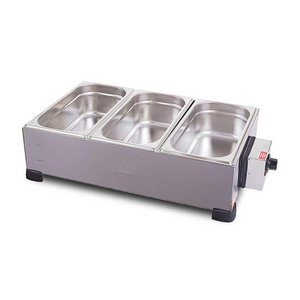 Derretedeira Profissional 3 Cubas de 3,3 Kg Dr.2.331/332 220v - Marchesoni