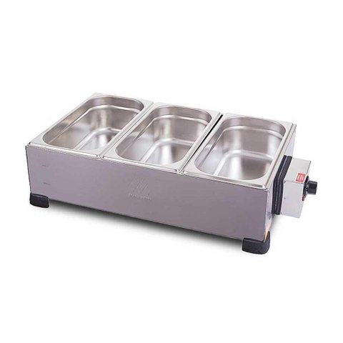 Derretedeira Profissional 3 Cubas de 3,3 Kg Dr.2.331/332 220v - Marchesoni