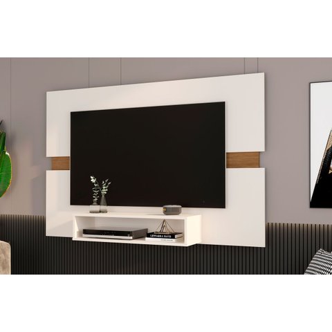 Painel Moderno com Nicho para Tv Ate 50 Polegadas:off Nature