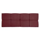 Ver imagem 3 de Cabeceira Painel Casal 1,40m Nina Suede Marsala - Pallazio