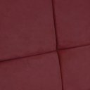 Ver imagem 4 de Cabeceira Painel Casal 1,40m Nina Suede Marsala - Pallazio