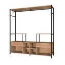 Ver imagem 1 de Guarda Roupa Closet Casal Barcelona Preto Demolição - Artefamol