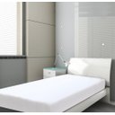 Ver imagem 3 de Lençol Casal Com Elástico 140cm X 190cm Cama Normal - branco