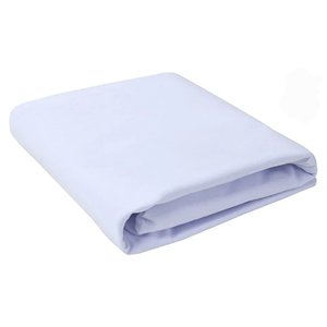 Lençol Casal Com Elástico 140cm X 190cm Cama Normal - branco
