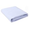 Lençol Casal Com Elástico 140cm X 190cm Cama Normal - branco - 1