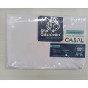 Ver imagem 2 de Lençol Casal Com Elástico 140cm X 190cm Cama Normal - branco