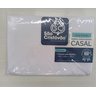 Lençol Casal Com Elástico 140cm X 190cm Cama Normal - branco - 2