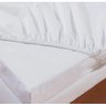 Lençol Casal Com Elástico 140cm X 190cm Cama Normal - branco - 4