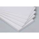 Ver imagem 1 de Kit 5 Chapas Placa De Pvc Branca Expandido 1mm 50cmx50cm