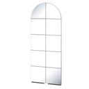 Ver imagem 2 de Espelho Decorativo Vertical 72cm Mdf Dalla Costa Casa Lar Cor:preto Fosco