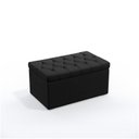 Ver imagem 3 de Kit Cabeceira Decorativa Para Cama Box Antares e Calçadeira Sagitarius 90 Para Cama de Solteiro Sued