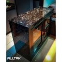 Ver imagem 3 de Papel Parede Decorativo Alltak Lavável Todos Modelos 60cmx5m - Mármore Nero