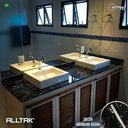 Ver imagem 2 de Papel Parede Decorativo Alltak Lavável Todos Modelos 60cmx5m - Mármore Nero