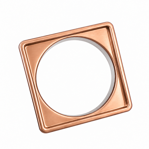 Porta Grelha 15 x 15 cm - Inox - Red Gold