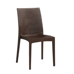 Cadeira Rattan Marrom - Construmarcas