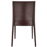 Cadeira Rattan Marrom - Construmarcas - 2