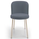 Ver imagem 3 de Kit 04 Cadeiras para Sala de Jantar Cozinha Estofada Gavi Arena L02 Suede Cinza - Lyam Decor