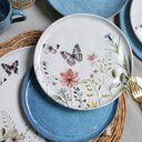 Ver imagem 4 de Prato de Sobremesa 21,5cm Bio Encanto Porto Brasil Cerâmica Estampada Floral Avulso