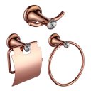 Ver imagem 1 de Kit Acessórios para Banheiro Lavabo 3 Peças Rose Gourmet