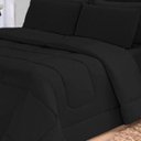 Ver imagem 4 de Kit Cobre Leito Aconchego Aspen Casa Dona 6 Peças Preto