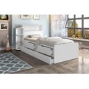Ver imagem 1 de Cama Isa Solteiro 0,88cm com Cama Auxiliar Branco - Cambel