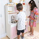 Ver imagem 5 de Kit Cozinha Infantil Pia Fogão Microondas - Rosa Bebê