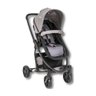 Carrinho Prima Melange Grafite + Bebe Conforto Casulo Click Preto (415) + Base - Kiddo - 2