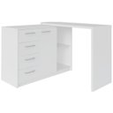 Ver imagem 3 de Mesa Articulada Escrivaninha em L Logan Branco