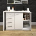 Ver imagem 5 de Mesa Articulada Escrivaninha em L Logan Branco