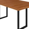Mesa Paonanda Itália 120x75 Eucalipto Ripado - Preto - 3