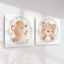 Ver imagem 2 de Quadro Decorativo Ursinhos Kit 2 Quadros