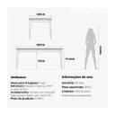 Ver imagem 4 de Mesa de Jantar Float Preto Fosco Provincia