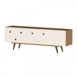 Rack Para TV até 55 Polegadas 1 Porta de Correr Retrô 85  - 7