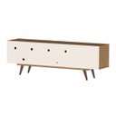 Ver imagem 7 de Rack Para TV até 55 Polegadas 1 Porta de Correr Retrô 85 Pés em Madeira Maciça