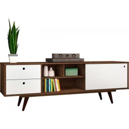 Rack Para TV até 55 Polegadas 1 Porta de Correr Retrô 85  - 4