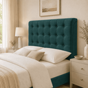 Ver imagem 1 de Cabeceira Ana Estofada Suede p/ Cama Box Solteiro 90cm Quarto