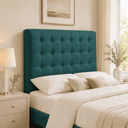 Ver imagem 2 de Cabeceira Ana Estofada Suede p/ Cama Box Solteiro 90cm Quarto