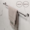 Toalheiro Inox 80cm Vinci, Porta Toalha Inox 304, Banheiro - 2