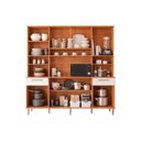 Ver imagem 3 de Kit de Cozinha Compacta Livia 8 Portas 2 Gavetas e 6 Nichos Cinamomo/titanium - Mgm