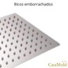 Chuveiro Ducha para Banheiro 20x20 – Inox Prata - Gourmet - 3