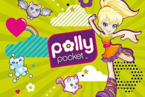 Painel de Festa Polly Pocket #02 - 120x80 - 1