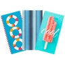 Kit 3 Toalhas de Banho Praia Piscina 70x140cm Estampada 05 - 1