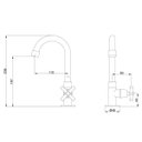 Ver imagem 2 de Torneira para Banheiro de Mesa Bica Alta 1195-E34 Eternit